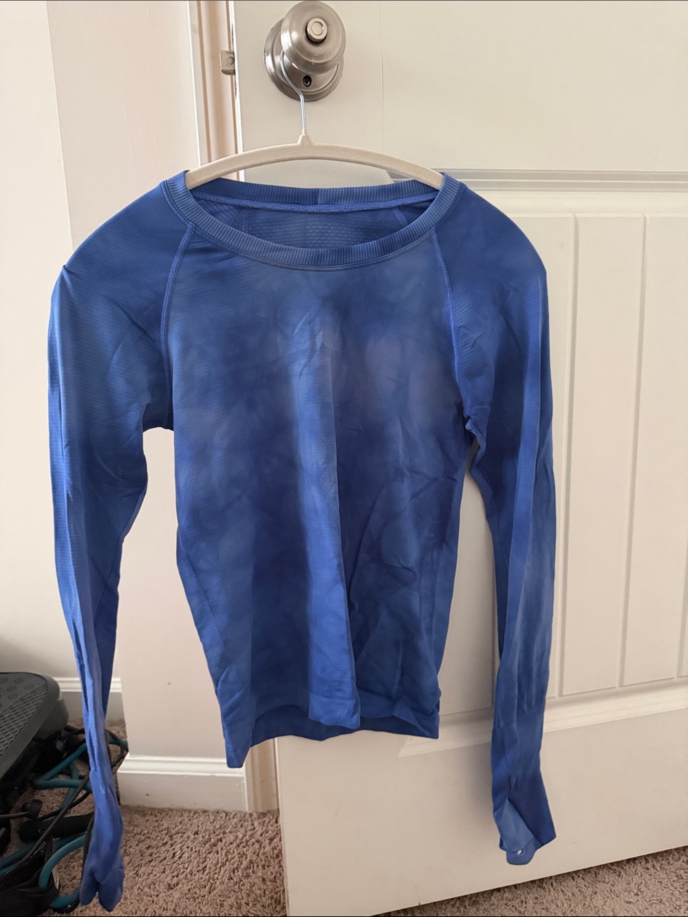 lululemon athletica Royal Blue Long-Sleeve Crew Top